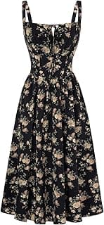 Women Summer Dresses Casual Floral Beach Sundress A-Line S — image 1