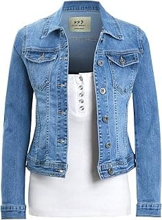 Women's Premium Stretch Denim Jacket Blue — image 1
